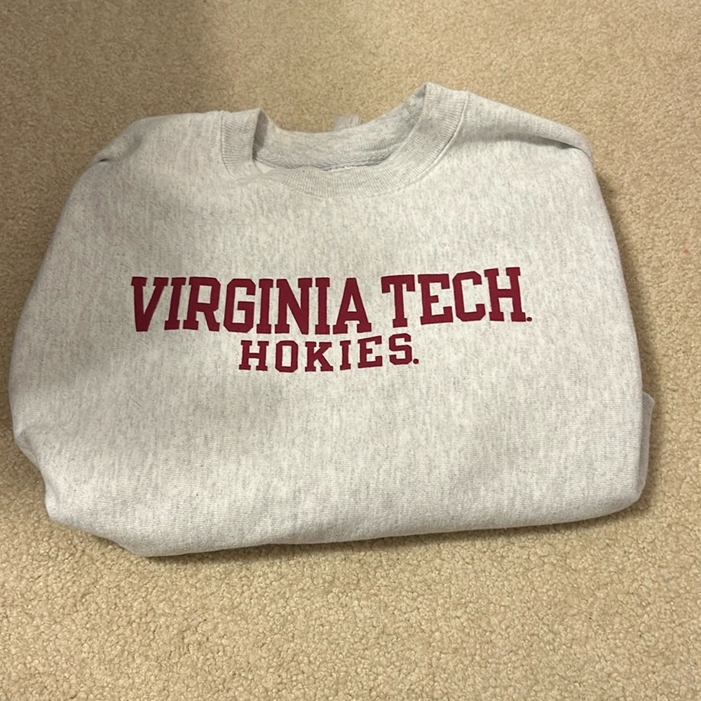 champion virginia tech hoodie men’s small